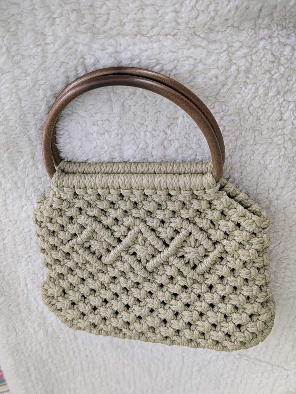 Handmade Macrame Handbag - Picture 9 of 12